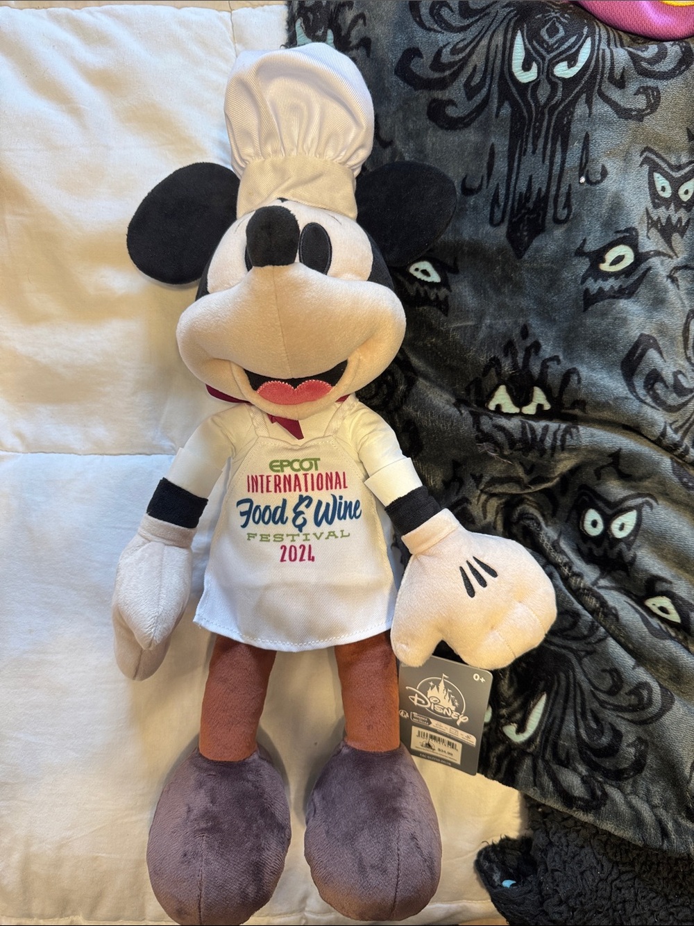 Disney Walt Disney World EPCOT food and Wine festival Mickey Mouse plush 2024 NW